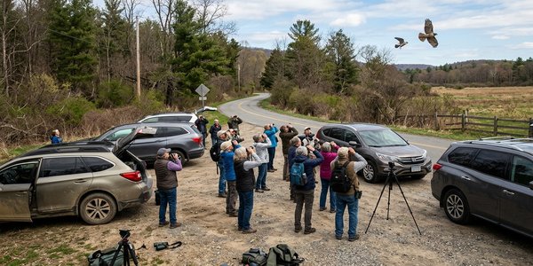 County line pull-off during a chase